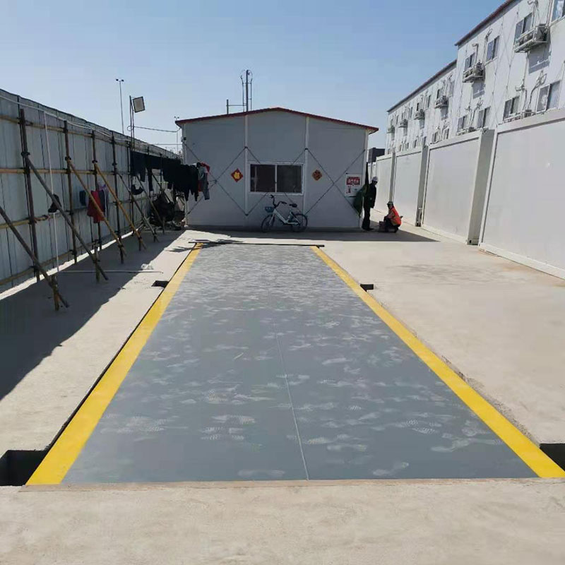 山東煙臺(tái)建筑工地120噸地磅汽車衡